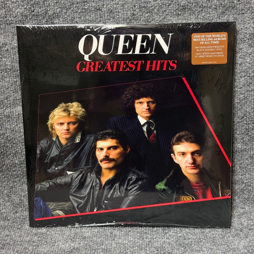 Queen Greatest Hits 180g Heavyweight Black Double Vinyl 2 LP Abbey Road Mastered